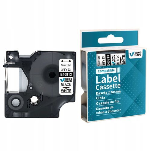 Taśma do DYMO D1 40913 9mm S0720680 ZESTAW 5 szt KOMPATYBILNA LABELMANAGER na Arena.pl