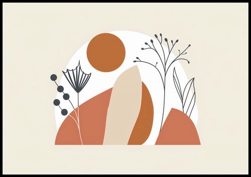 Plakat 100x70cm Organiczny Splot na Arena.pl