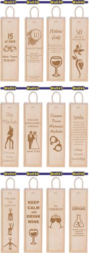 Skrzynka na wino grawer super prezent DZIEŃ KOBIET twój napis na Arena.pl