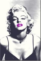 80CM 120 OBRAZ MARILYN MONROE FIOLETOWYMI USTAMI ŚCIENNY