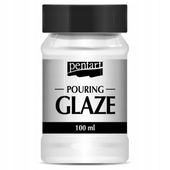 Lakier szklący WYSOKI POŁSYK wodny PENTART 100ml pouring glaze ochrona prac
