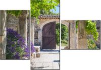 100CM 80 OBRAZ 3 ELEM STARE OPACTWO ST HILAIRE ŚCIENNY