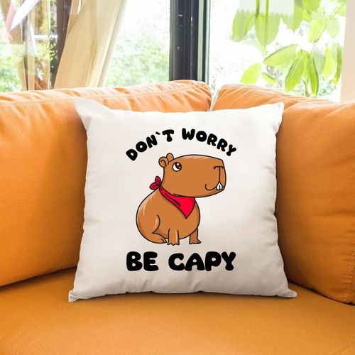 Don`t worry be Capy - poduszka na prezent na Arena.pl
