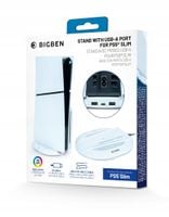 Podstawka NACON Big Ben z portem USB-A do PS5 Slim Biały