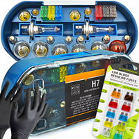 ZESTAW KOMPLET ŻARÓWEK ZAPASOWYCH ŻARÓWKI 2x H7 12V + BEZPIECZNIKI ZASOBNIK