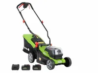 Kosiarka AKUMULATOROWA GARDEN 40V 34cm KOSZ 35l 2w1 +2x AKU 4Ah + Ładowarka