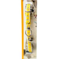 Obroża dla kota z dzwoneczkiem 31cm żółta