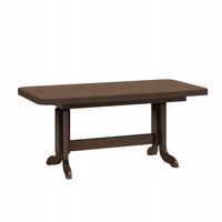 ŁAWA ŁAWOSTÓŁ STOLIK ROZKŁADANA OWAL ORZECH