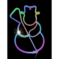 Ozdoba Świąteczna Balwan LED RGB 52cm WIELE EFEKTÓW ŚWIETLNYCH