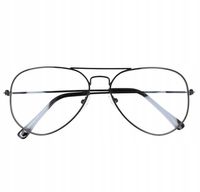 AVIATOR Okulary PILOTKI OPRAWKI metal Męskie Damskie + Gratisy
