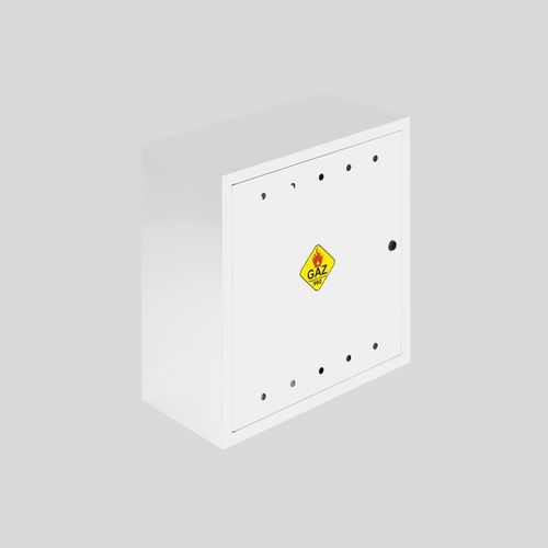 SKRZYNKA GAZOWA 60x60x25 SZAFKA STANDARD NA ZAWÓR GAZ KOLOR BRĄZOWY na Arena.pl