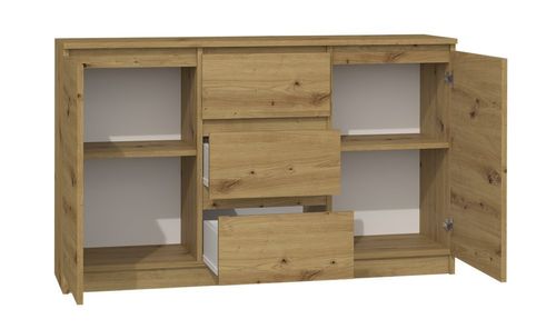 KOMODA 2D3S 120 - DĄB ARTISAN na Arena.pl