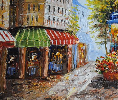 Uliczka miejska (60x90cm) na Arena.pl