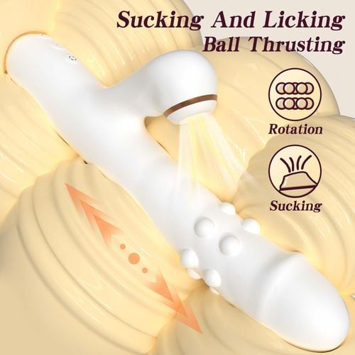 silicone vibrator - 3 rotating functions and 7 licking functions na Arena.pl
