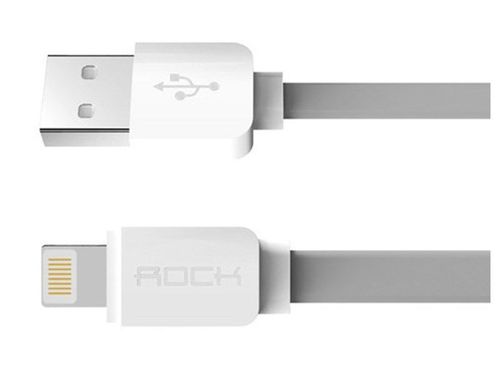 ROCK LIGHTNING 1m KABEL IPHONE IPAD 1m płaski na Arena.pl