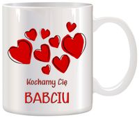 KUBEK Z NADRUKIEM ŚMIESZNY PREZENT DZIEŃ BABCI URODZINY IMIENINY BABCIA