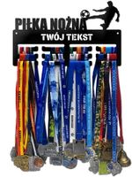Wieszak na medale PIŁKA NOŻNA twoje imię dowolny tekst 163.1