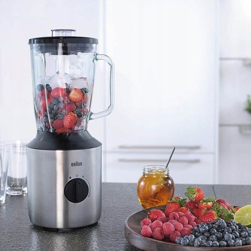 Blender kielichowy Braun JB3272 SI 800W PowerBlend 1,5L+2 Kubki Smoothie2Go na Arena.pl