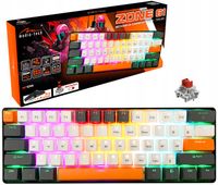 Klawiatura mechaniczna Media-Tech ZONE 61 MT1258 Przełączniki RED układ 60%