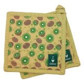 uchwyt do garnków podkładka 20x20 2szt kiwi