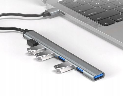 HUB USB 3.0 ROZDZIELACZ ROZGAŁĘŹNIK 7 PORTÓW 7X USB SLIM 7W1 AKTYWNY DRMZ na Arena.pl