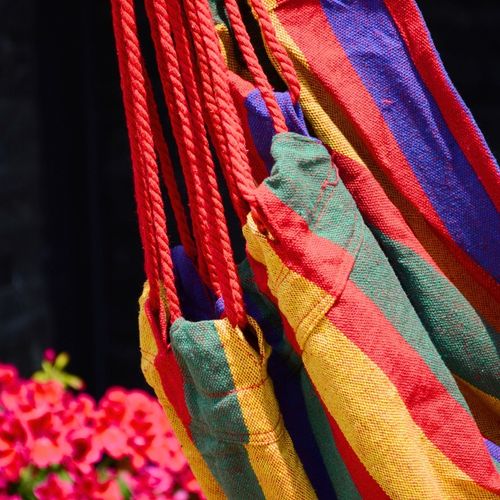 HAMAK KRZESŁO BRAZYLIJSKIE HUŚTAWKA BOHO FOTEL WISZĄCY OGRODOWY Z DRĄŻKIEM na Arena.pl