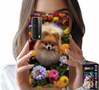ETUI DO HUAWEI P SMART 2021 - SŁODKI PIESEK, POMERANIAN CASE + SZKŁO