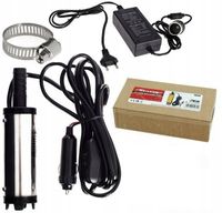 Pompa pompka paliwa wody ropy oleju 38mm 12v 230v zasilacz klemy