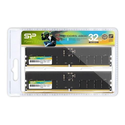 Pamięć DDR5 Silicon Power 32GB (2x16GB) 4800 MHz CL40 1,1V na Arena.pl