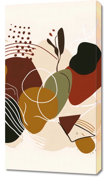 Obraz 50x90cm Organiczna Erupcja zdjęcie 1