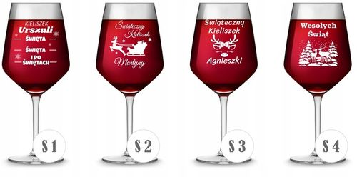 Kieliszek do WINA z GRAWERM PREZENT urodziny 18 20 30 40 na Arena.pl