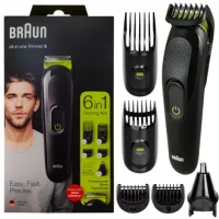 Trymer BRAUN All In One Trimmer 3 Styling Kit 6w1