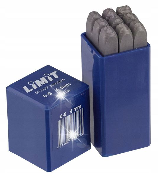 NUMERATORY CYFRY 0-9 WYSOKOŚĆ 6MM LIMIT zdjęcie 1