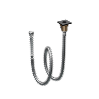 Dry Box zestaw wannowy kwadratowy,  czarny mat