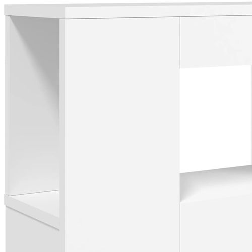 Wezgłowie łóżka z LED, białe, 120x18,5x103,5 cm na Arena.pl