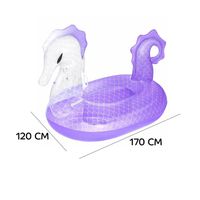 BESTWAY DUŻY DMUCHANY MATERAC DO PŁYWANIA WODY NA BASEN WAKACJE 120x170CM