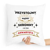 Prezent Poduszka Dla Akwarysty Akwariarza Z Nadrukiem Ze Zdjęciem