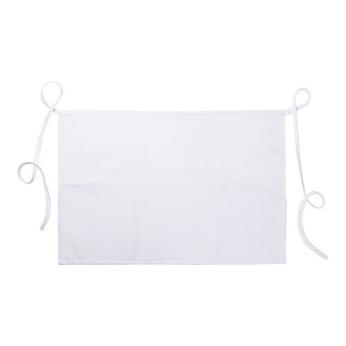 Biała zapaska dla dorosłych do sublimacji zdjęcie 1