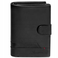 KOCHMANSKI biznesowy portfel męski skórzany czarny PREMIUM SmartPay