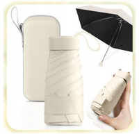 PARASOL MINI SKŁADANY MANUALNY PARASOLKA MAŁA KOMPAKTOWY KIESZONKOWY ETUI