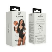 bedroom fantasies - collar with leash silver