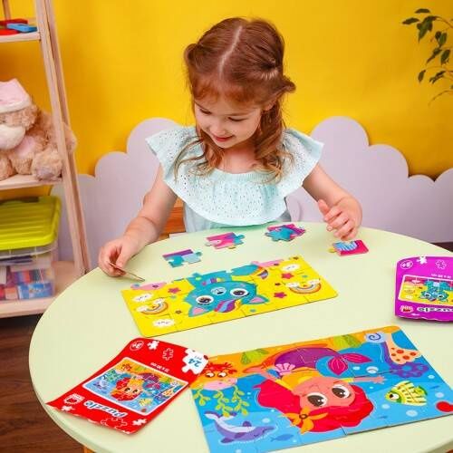 Puzzle Edukacyjne Klasyczne Syrena Dla Dzieci Rk1130-08 na Arena.pl