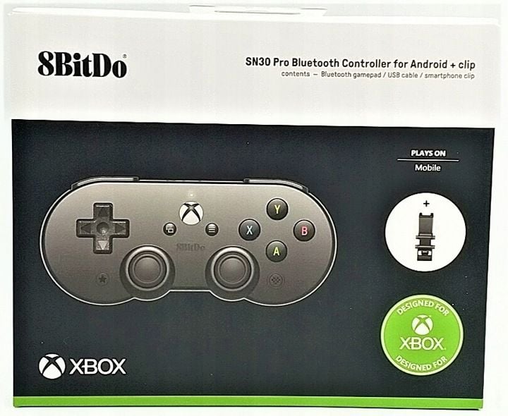 8BitDo SN30 Pro Xbox Cloud Pad + Clip Android iOS zdjęcie 8