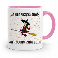 Kubek Różowy Śmieszny Zabawny Ja Nie Przeklinam Z Nadrukiem Ze Zdjęciem
