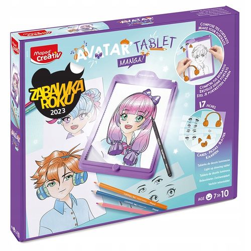 Tablica Podświetlana AWATAR MANGA Zabawka Roku 2023 + flamastry GRATIS na Arena.pl