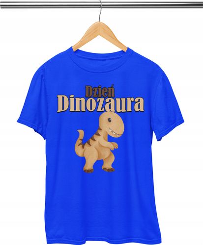KOSZULKA DZIECIĘCA T-SHIRT - DZIEŃ DINOZAURA NIETYPOWE DNI - L 146-152 na Arena.pl