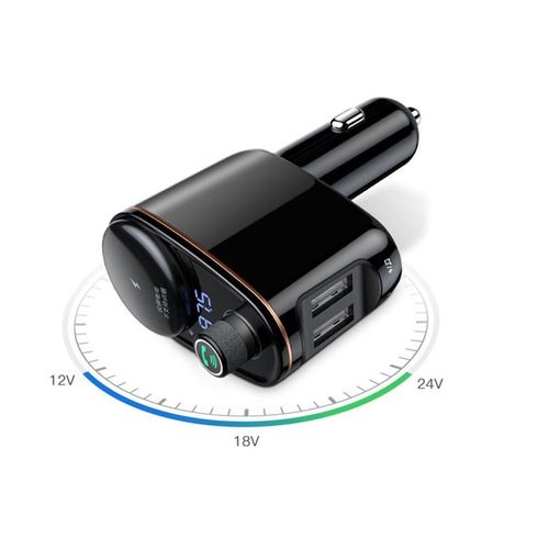 Baseus Locomotive Transmiter Ładowarka FM Bluetooth 2xUSB na Arena.pl
