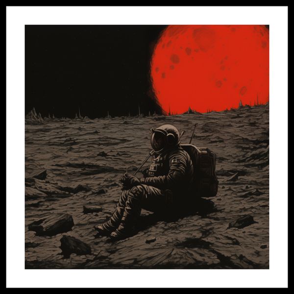 Plakat 60x60cm Samotność w Kosmosie zdjęcie 3