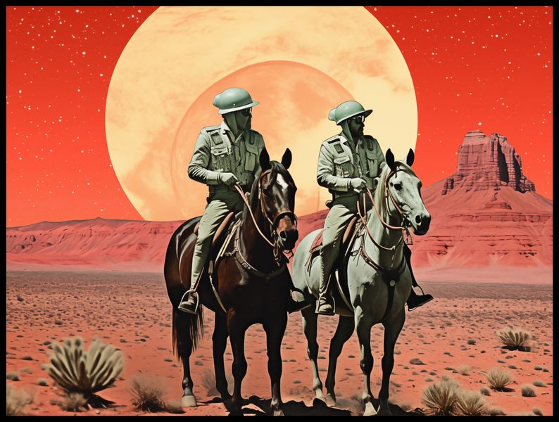 Plakat 100x75cm Patrol Kosmiczny zdjęcie 2