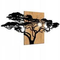 Obraz Drzewo Bonsai Obrazy Ażurowe na ścianę 3d drewniany Dekoracja ścienna